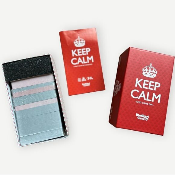 Breaking Games Keep Calm and Game On Card Game For Adults Party Game. NEW. - Picture 5 of 8